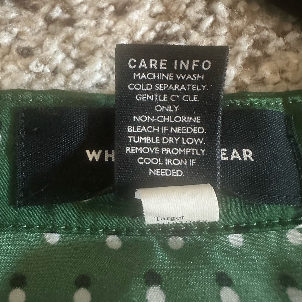 Who What Wear Green Patterned Dot Button Up Maxi Skirt size 16 - Picture 5 of 7